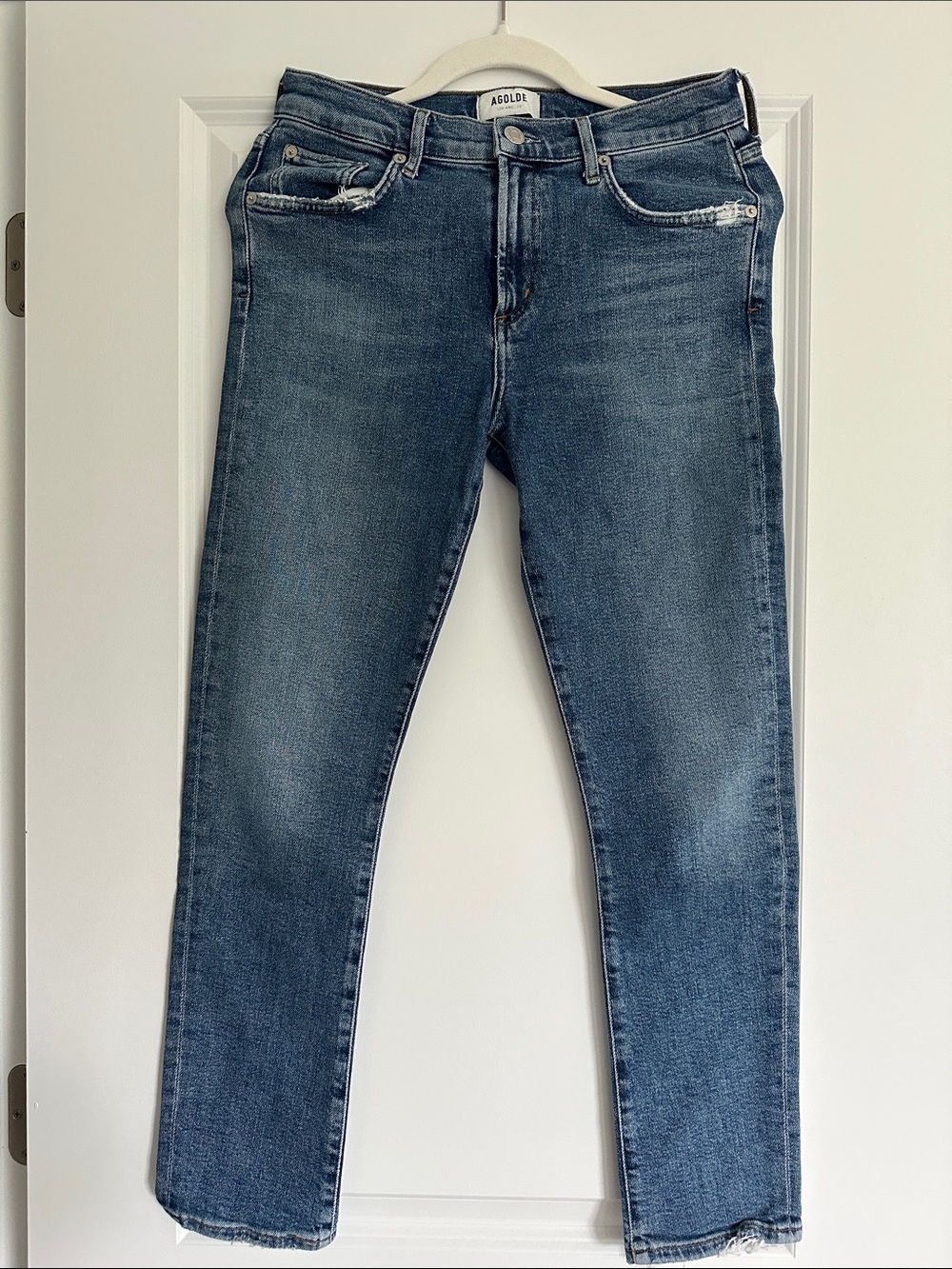 Agolde Toni Mid Rise Straight Jean